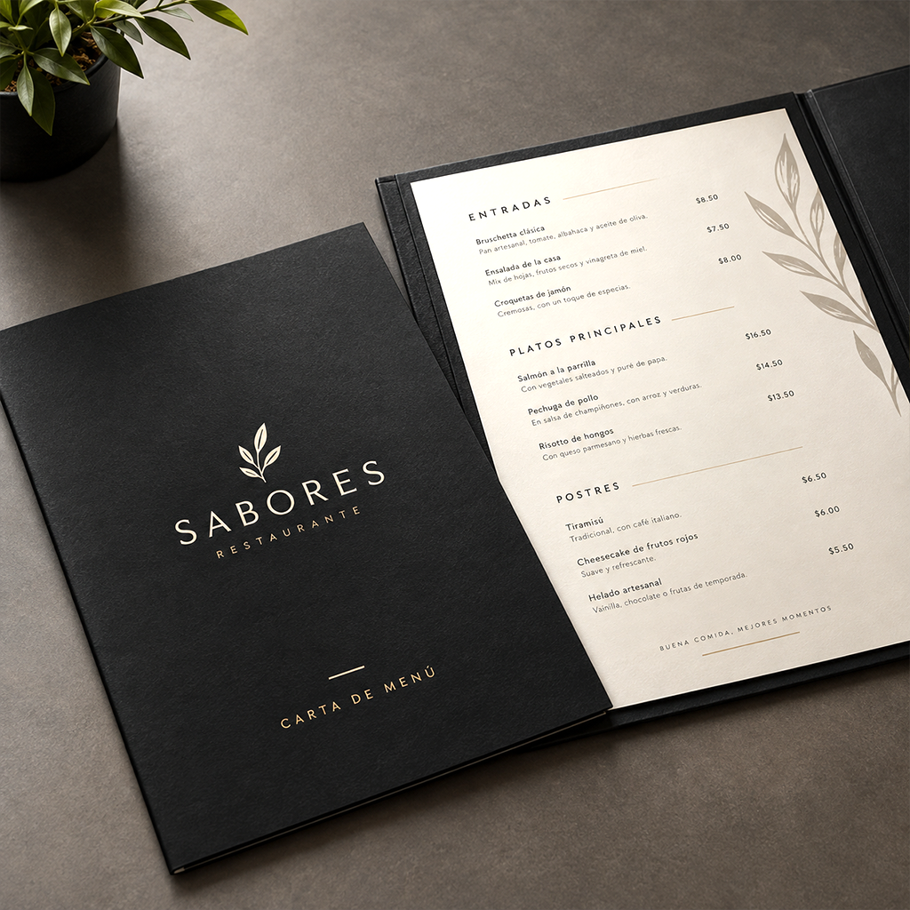 SERVICIO CARTAS MENU